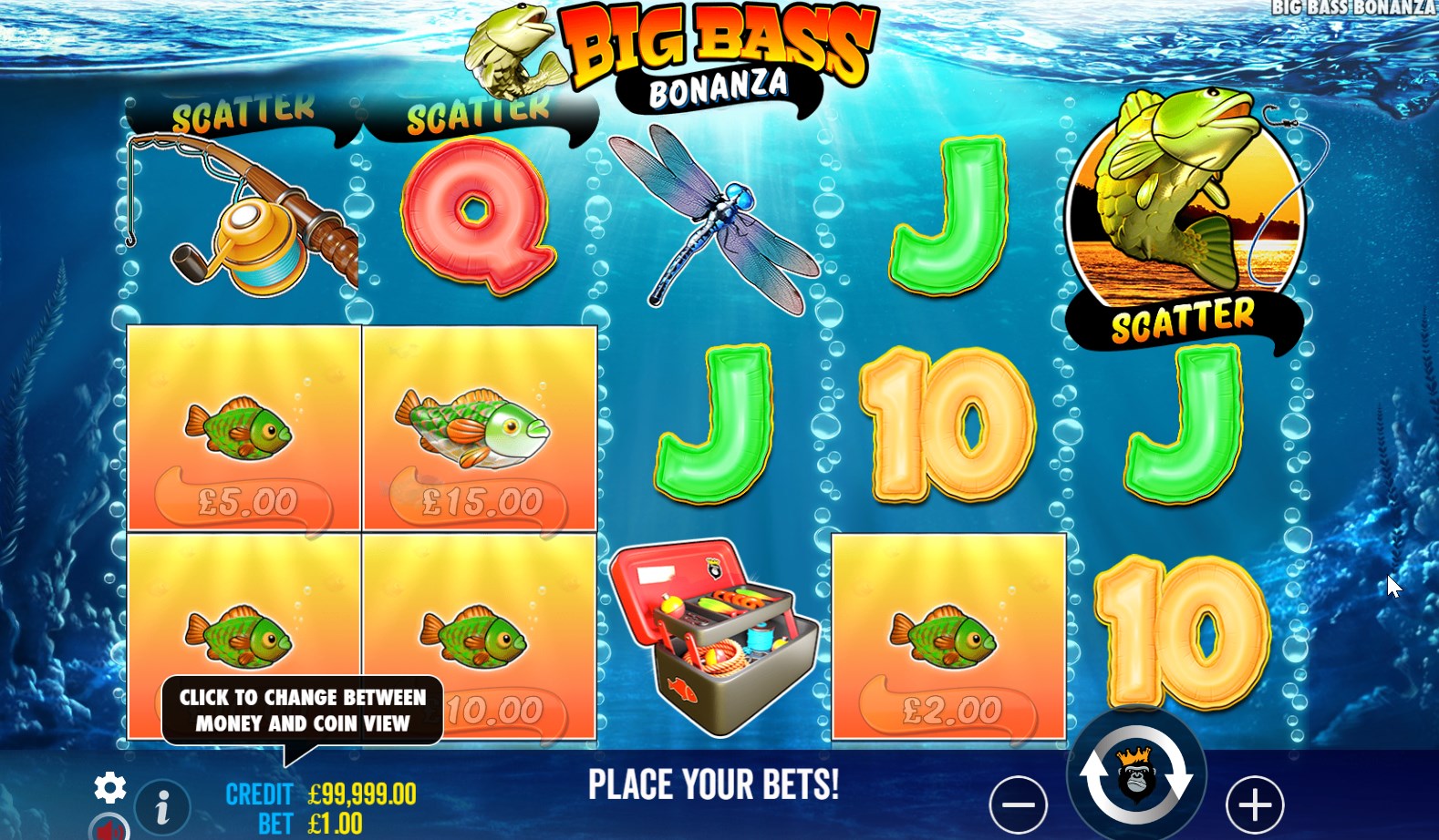 Valor casino game Big Bass Bonanza